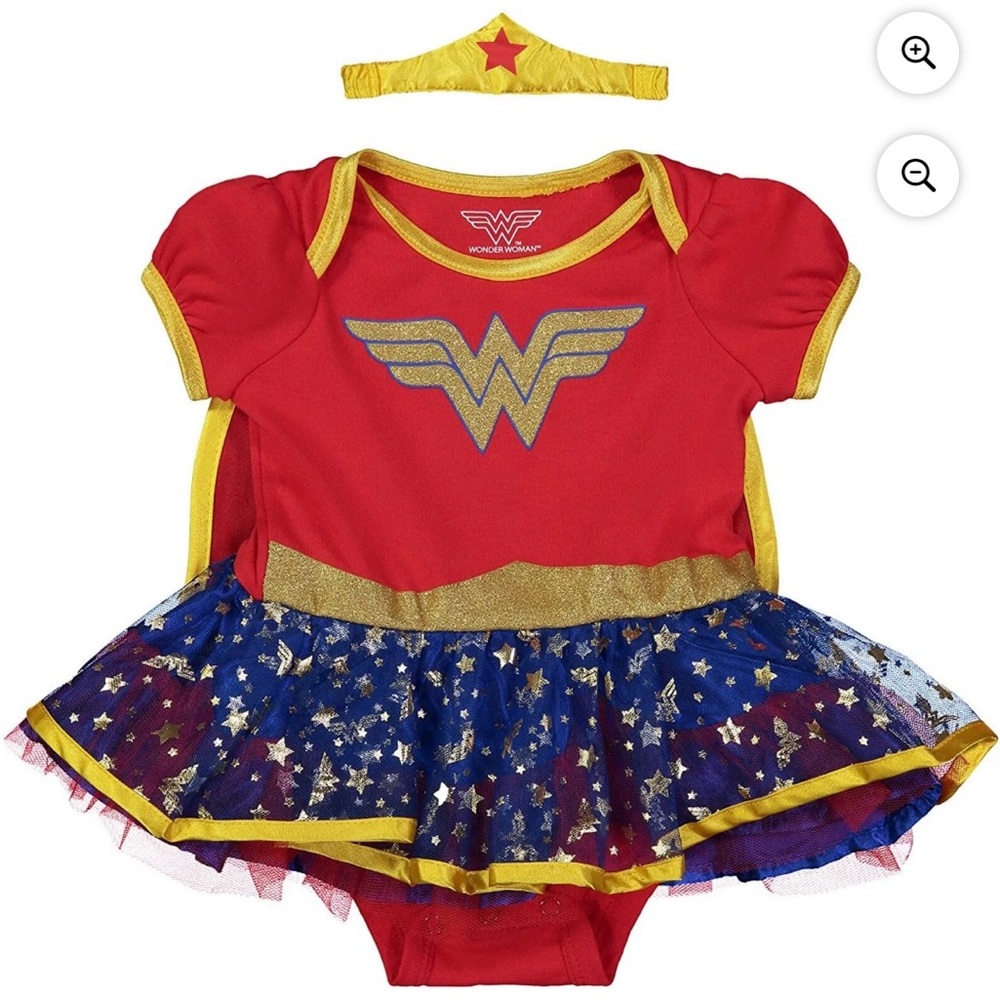. Wonder Woman Girl's Halloween Fancy-Dress Costume  0-3 Months